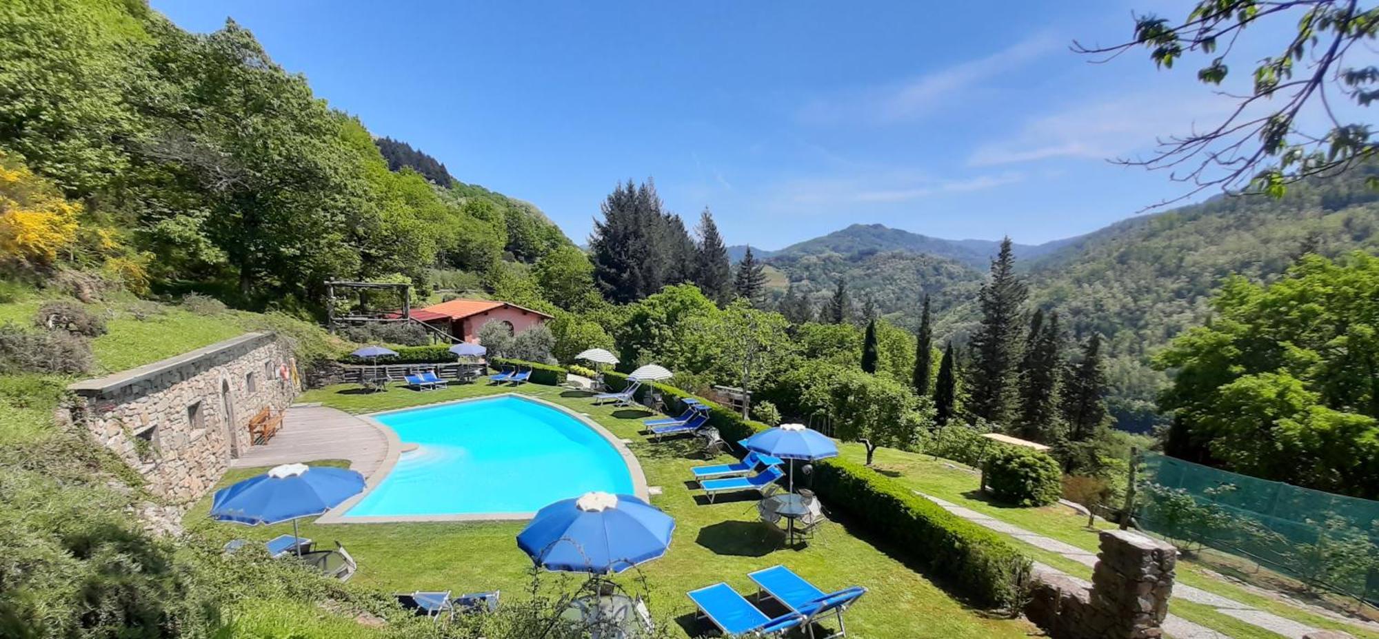 Agriturismo La Torre Bagni di Lucca Dış mekan fotoğraf